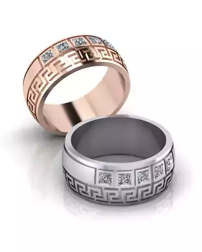 princes cut eternity jewelry ring