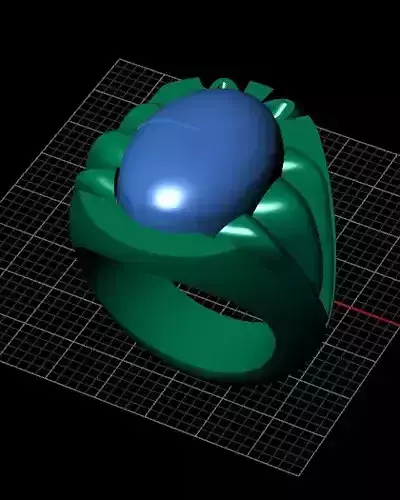 oval man jewelry ring