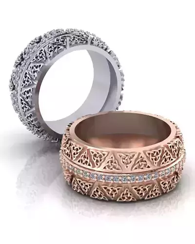 Celtic eternity jewelry ring