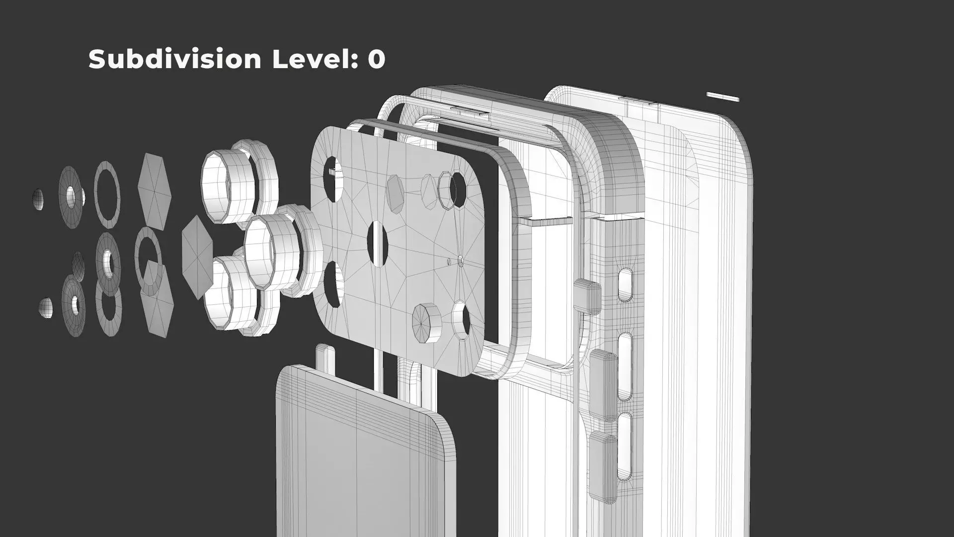 Apple iPhone 17 Pro Max Silver 3D Model 3D model_16