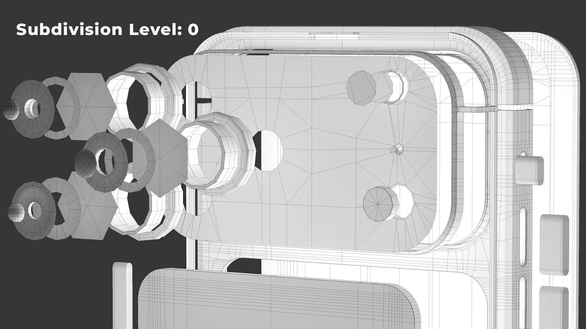 Apple iPhone 17 Pro Max Silver 3D Model 3D model_14