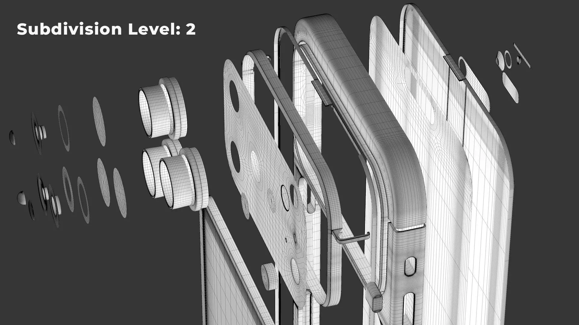 Apple iPhone 17 Pro Max Silver 3D Model 3D model_13