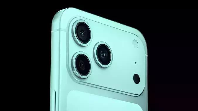 Apple iPhone 17 Pro Max Silver 3D Model 3D model Apple iPhone 17 Pro Max Silver 3D Model 3D model