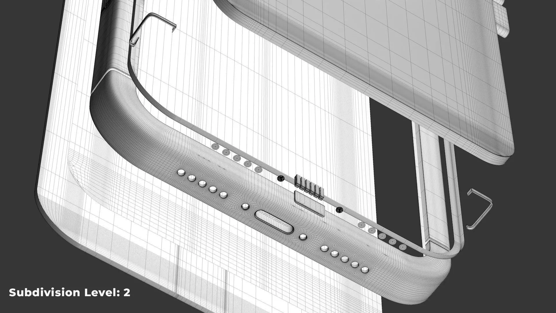 Apple iPhone 17 Pro Max Silver 3D Model 3D model_19