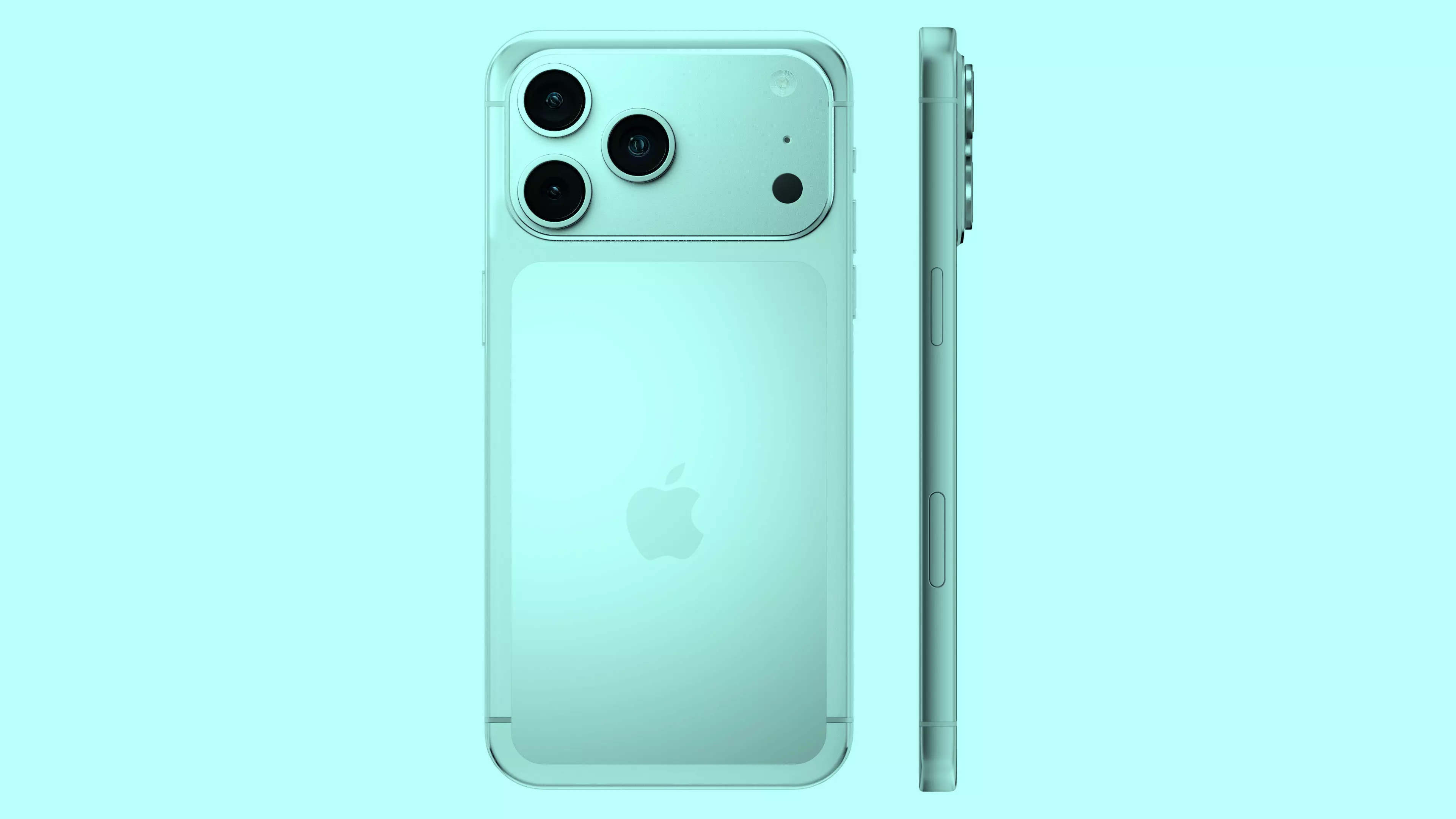 Apple iPhone 17 Pro Max Silver 3D Model 3D model_4
