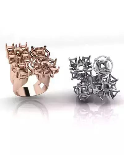 illusion jewelry ring 