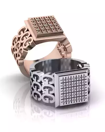 G micro setting jewelry ring 