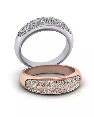 pave setting jewelry ring 