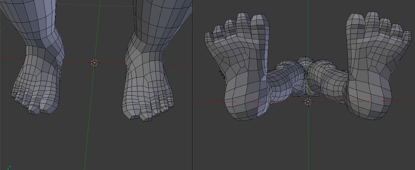 3D Model Female Base Mesh 3D model_5