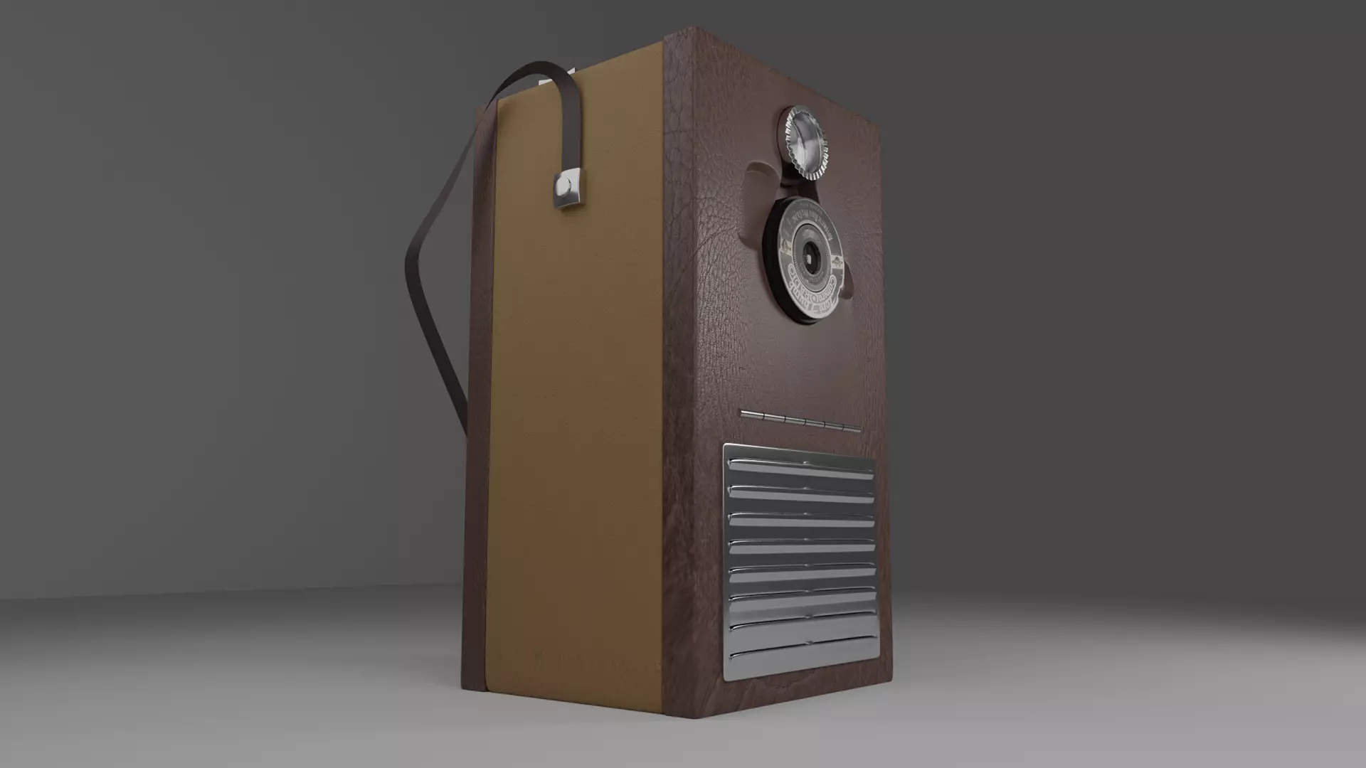 Automatic Radio Mfg Tom Thum Radio Camera 1940 3D model