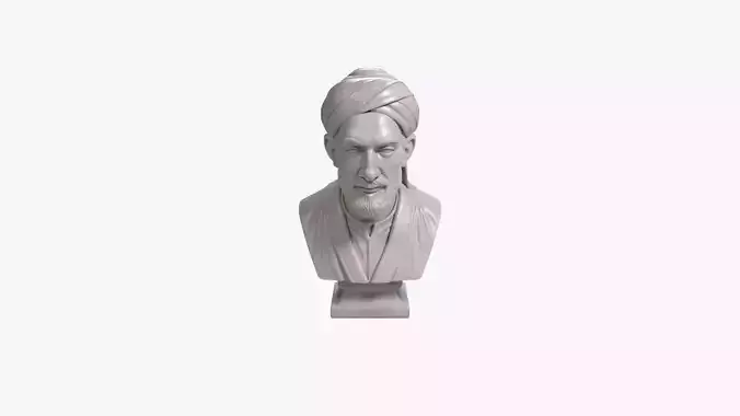 Al-Farabi Bust Sculpture