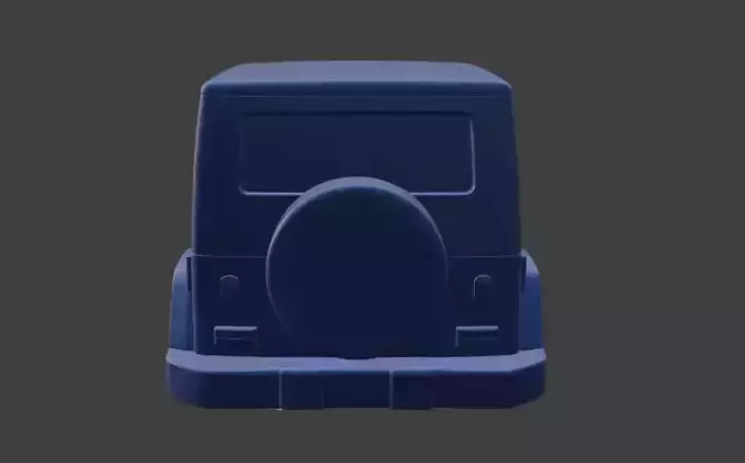 Jeep upper body 3D model 4