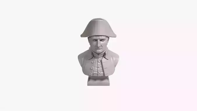Napoleon Bonaparte Bust Sculpture 3D Printable STL File