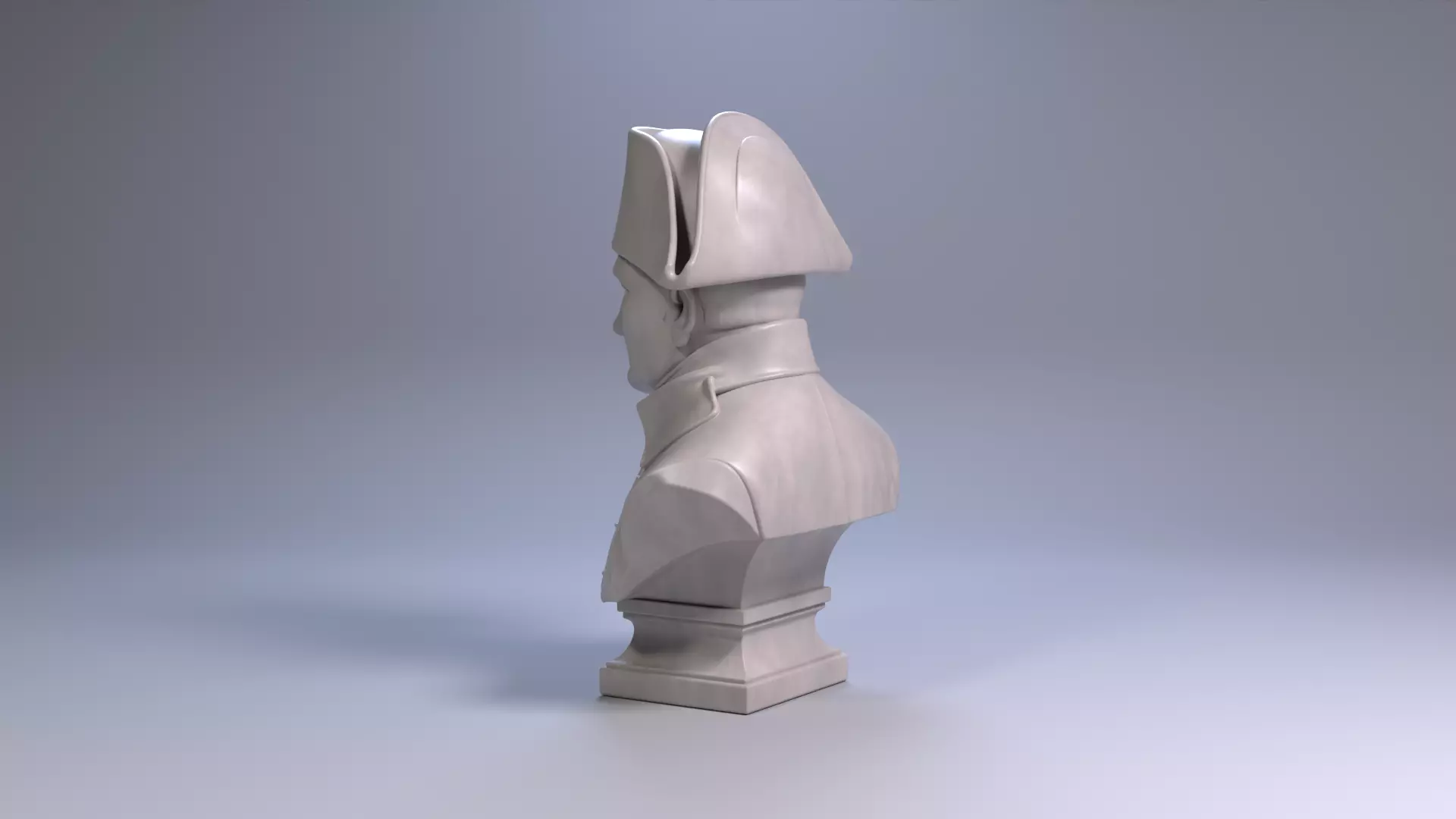 Napoleon Bonaparte Bust Sculpture 3D Printable STL File 3D print model_18