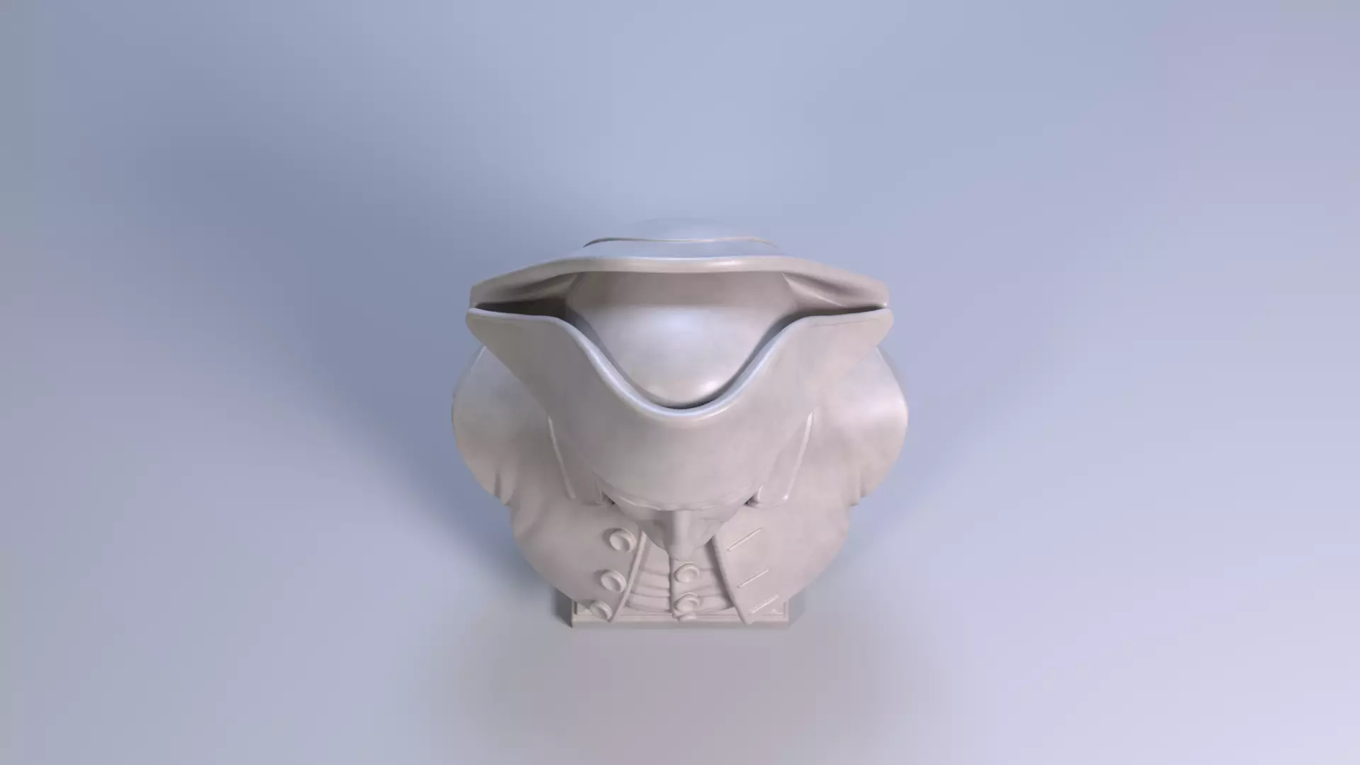 Napoleon Bonaparte Bust Sculpture 3D Printable STL File 3D print model_8