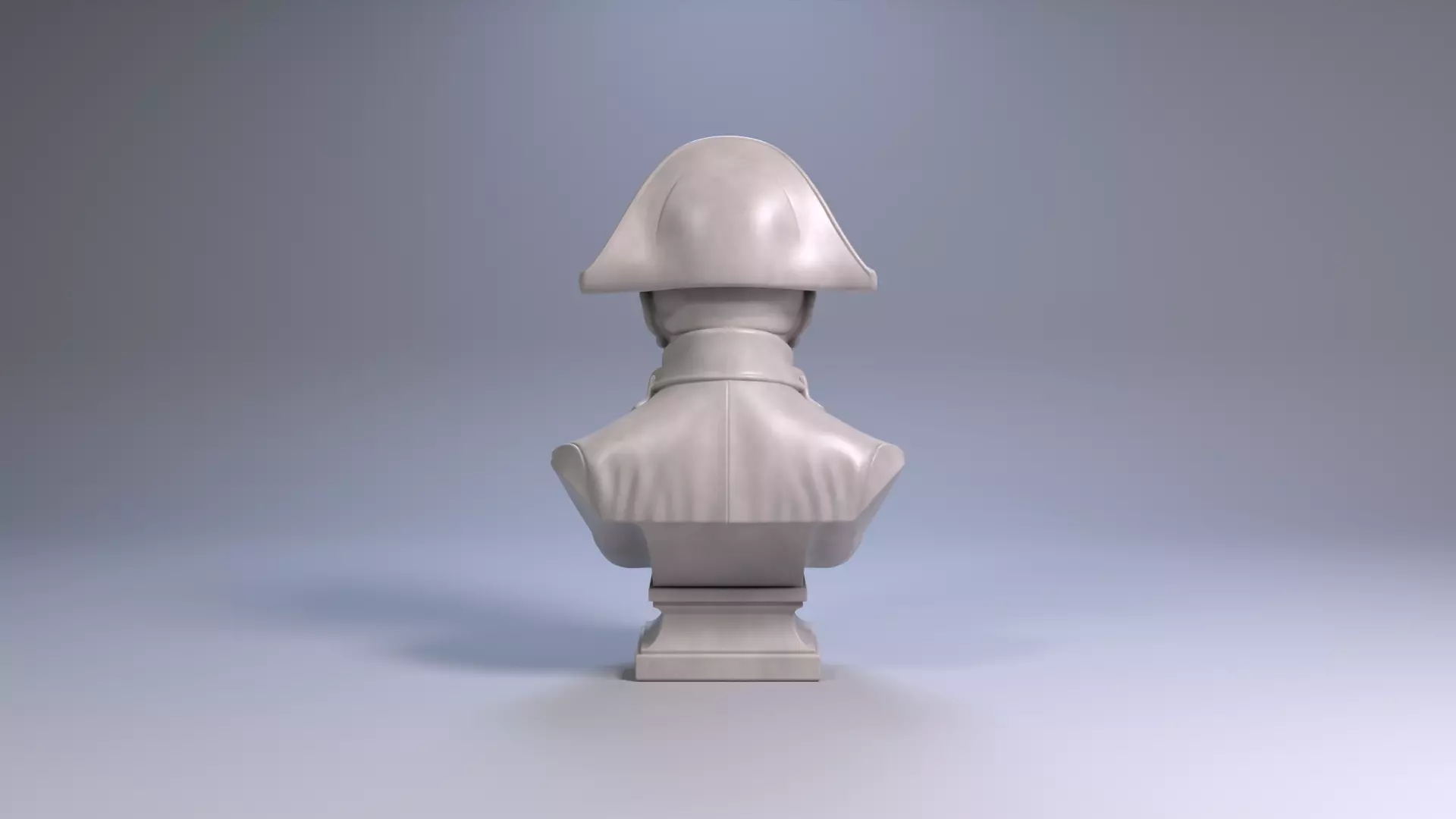 Napoleon Bonaparte Bust Sculpture 3D Printable STL File 3D print model_4