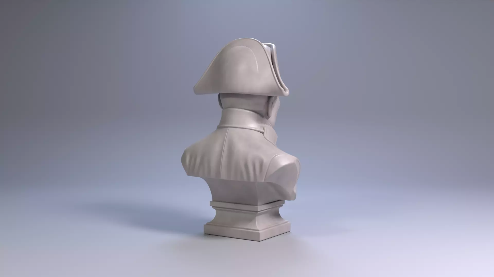 Napoleon Bonaparte Bust Sculpture 3D Printable STL File 3D print model_16
