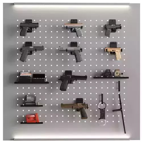 Store Show Case 13 Gun Store 4 Low-poly 3D model