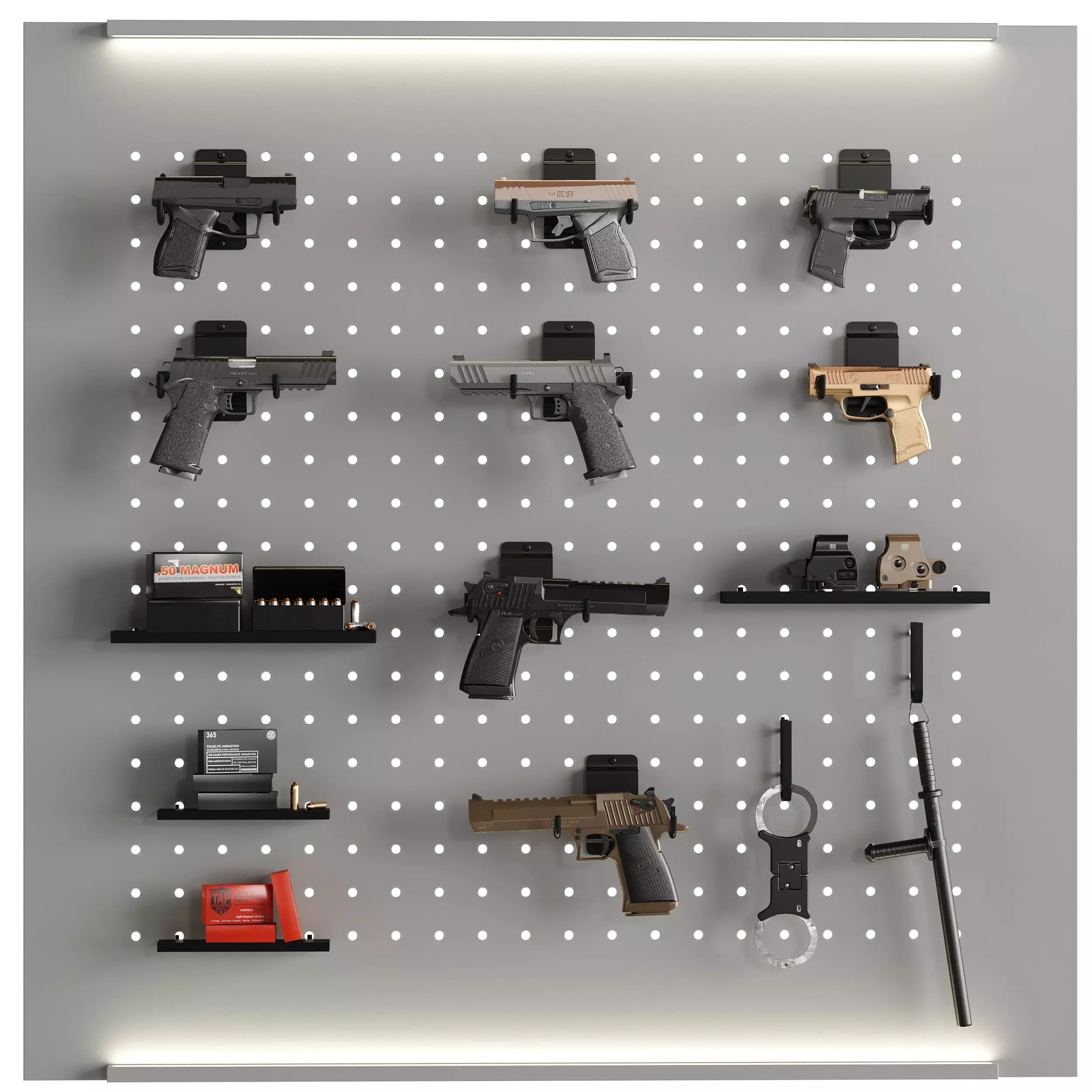 Store Show Case 13 Gun Store 4 Low-poly 3D model