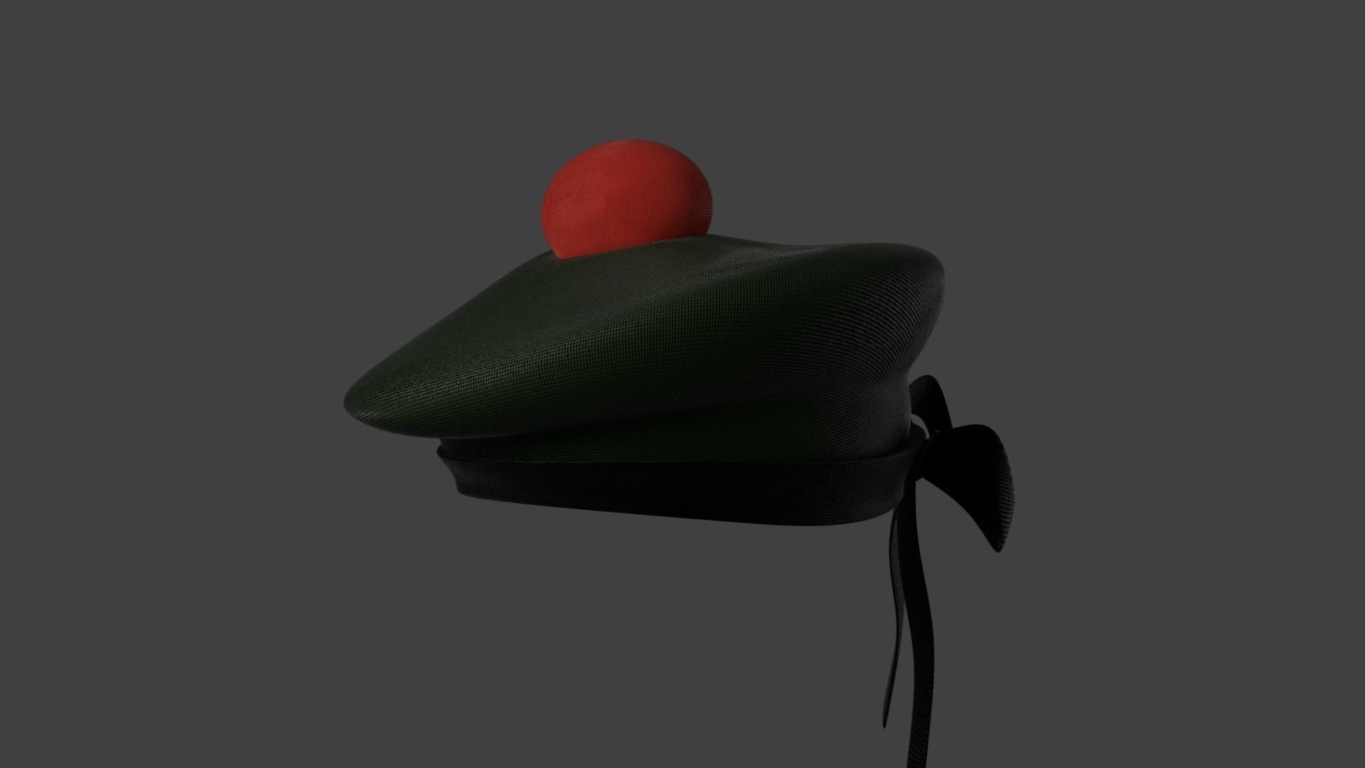 Simple Bonnet or Tam hat 3D model