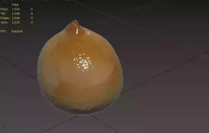 Onion M04 Low-poly 3D model 3