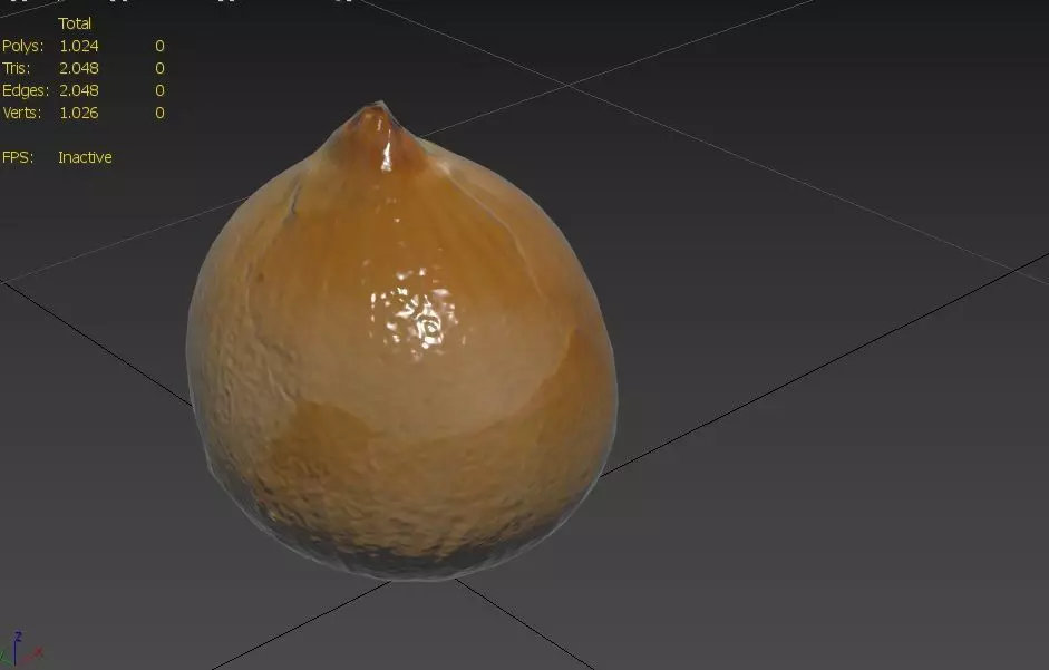 Onion M04 Low-poly 3D model_2