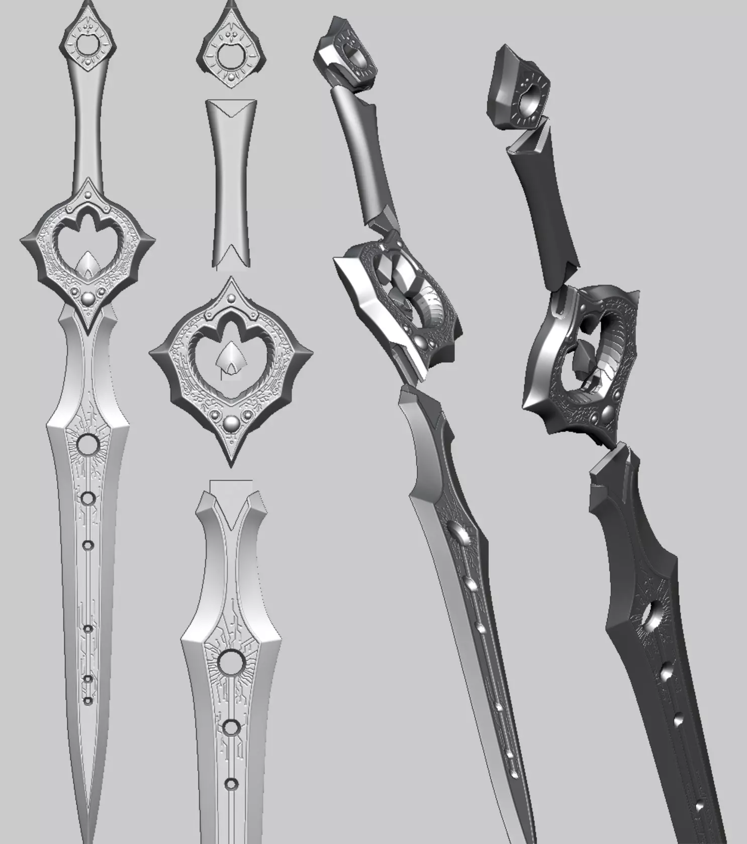 Infinity Blade 3D print model_0