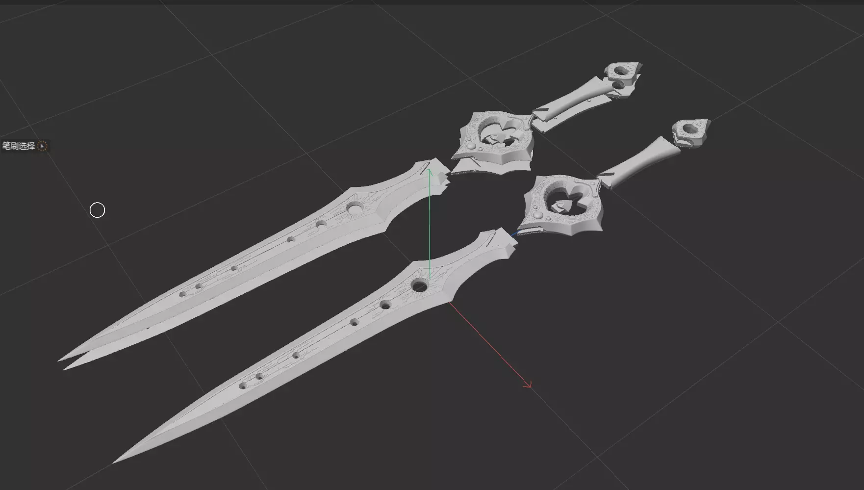 Infinity Blade 3D print model_2