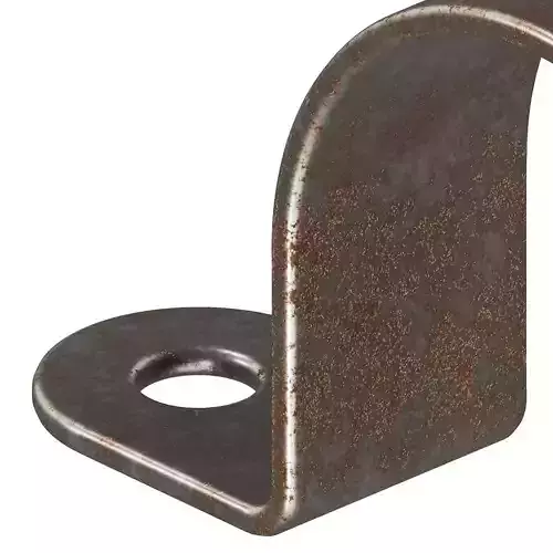 Rusty Steel Clamp 3D model