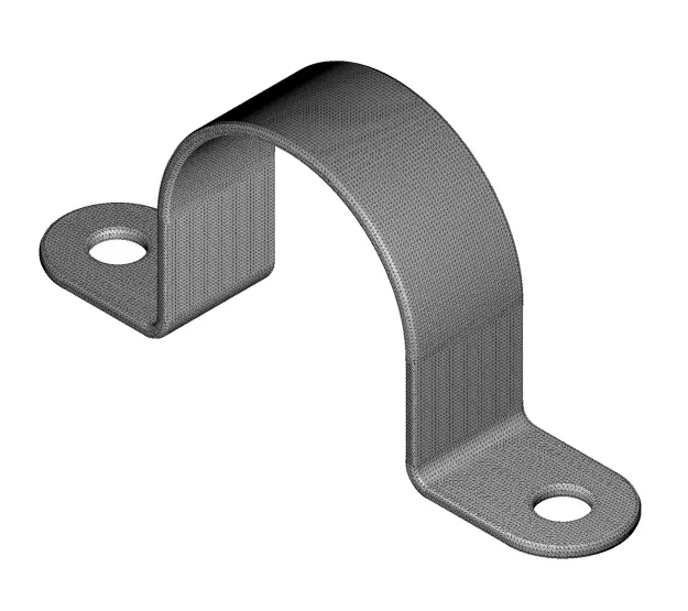 Rusty Steel Clamp 3D model_4