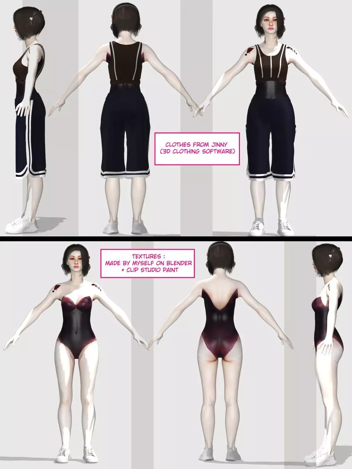 Mila V1  Type Avatar Female 3D model_6