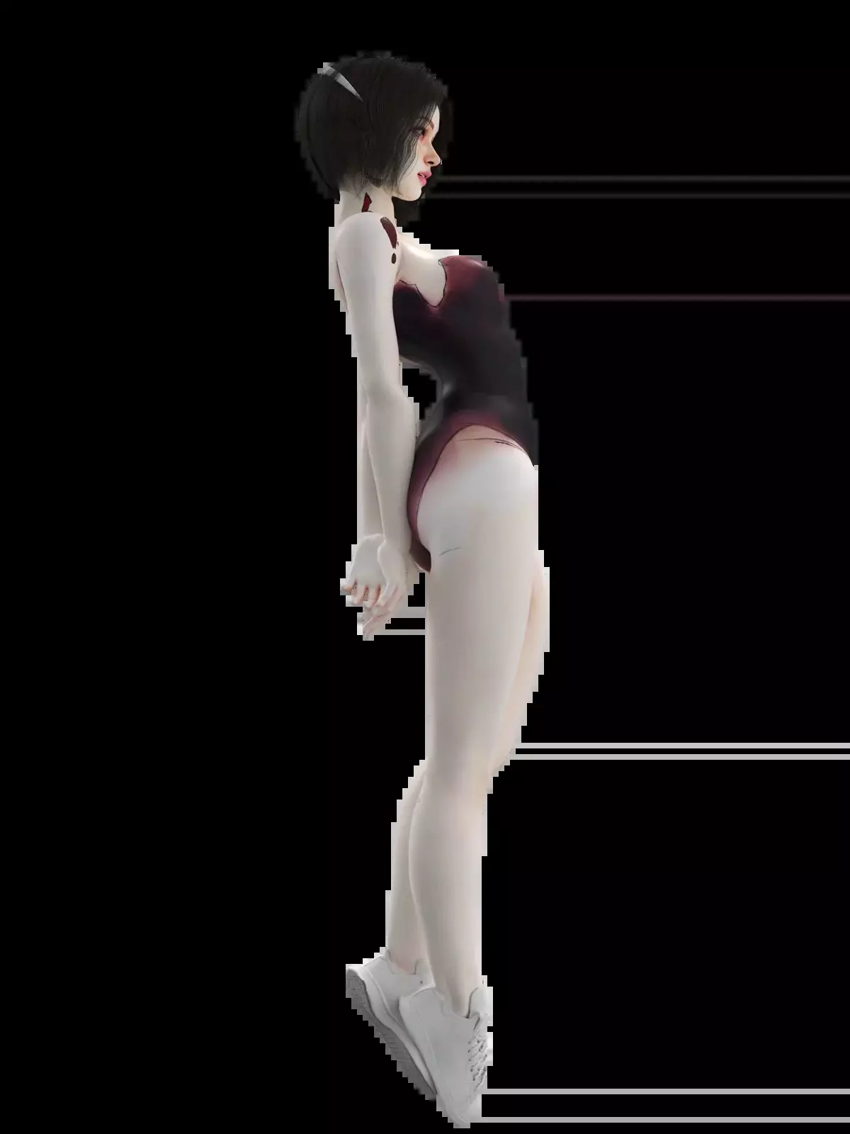 Mila V1  Type Avatar Female 3D model_3