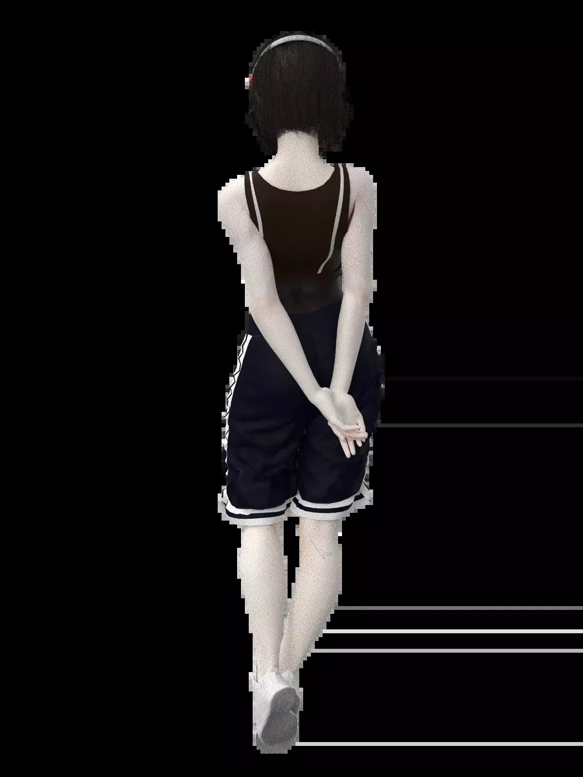 Mila V1  Type Avatar Female 3D model_0