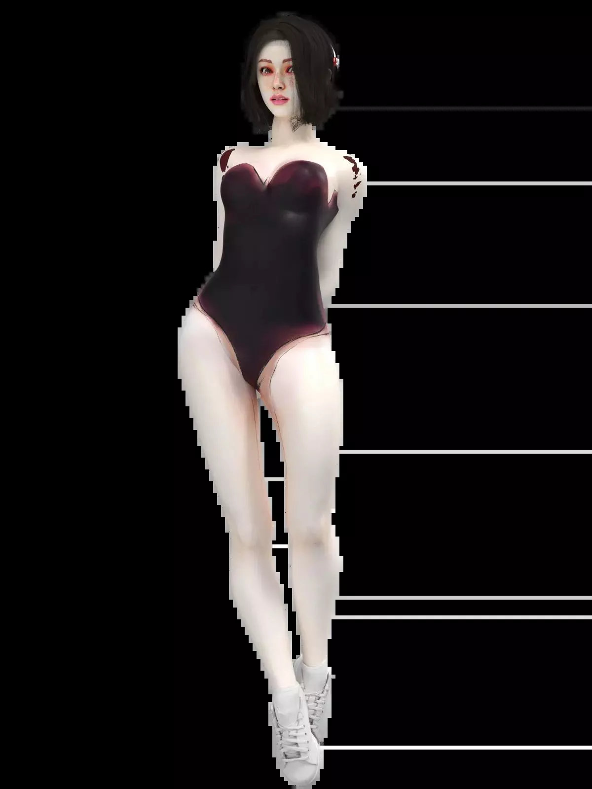 Mila V1  Type Avatar Female 3D model_2