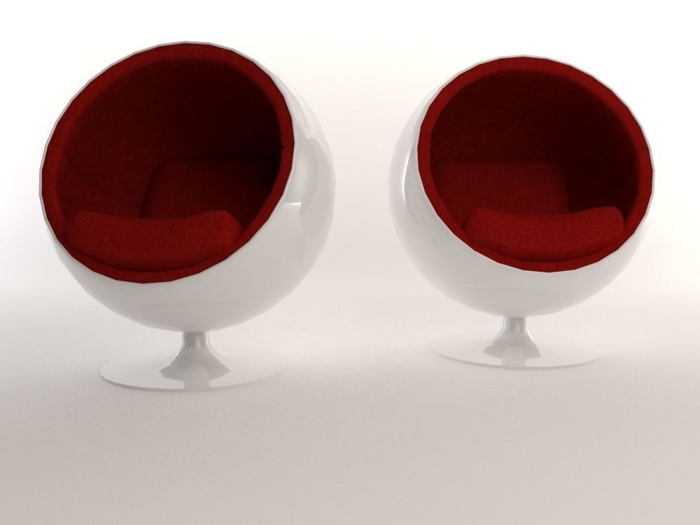 16 Low Poly Design Chairs Low-poly 3D model_8