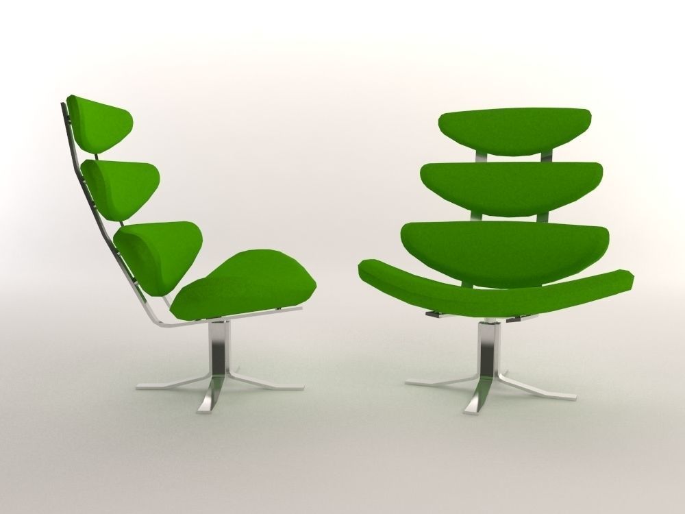 16 Low Poly Design Chairs Low-poly 3D model_15