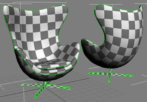 16 Low Poly Design Chairs Low-poly 3D model_21