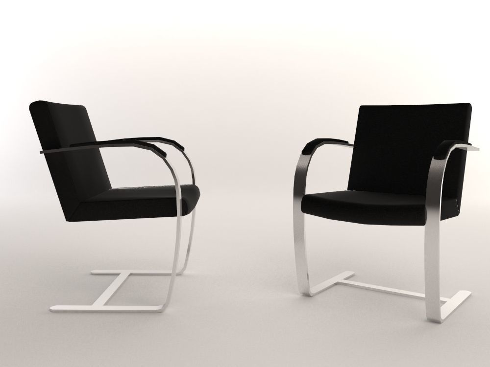 16 Low Poly Design Chairs Low-poly 3D model_16