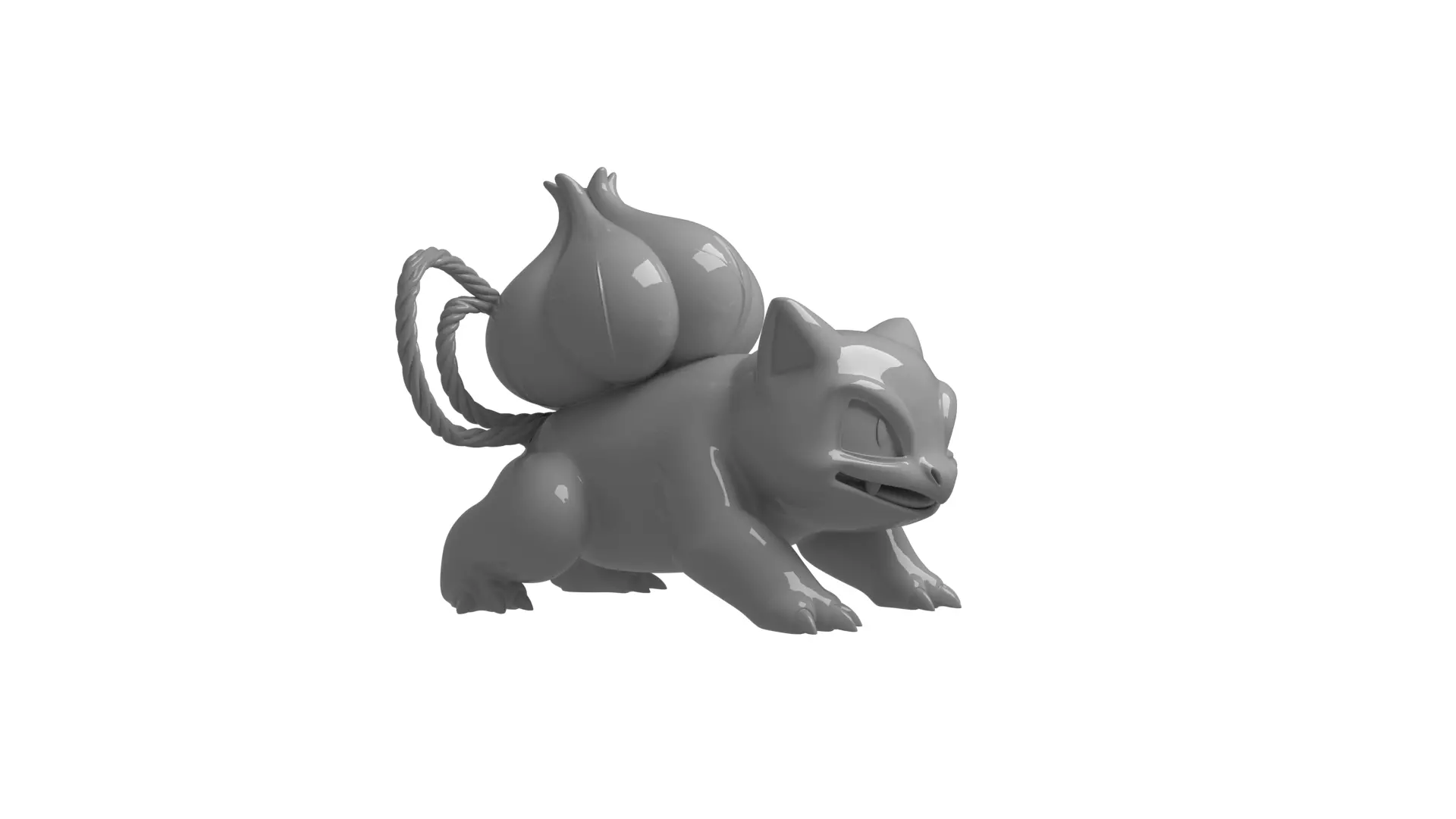 Pokemon - Bulbasaur 3d print model ultra Realistic 3D print model_6