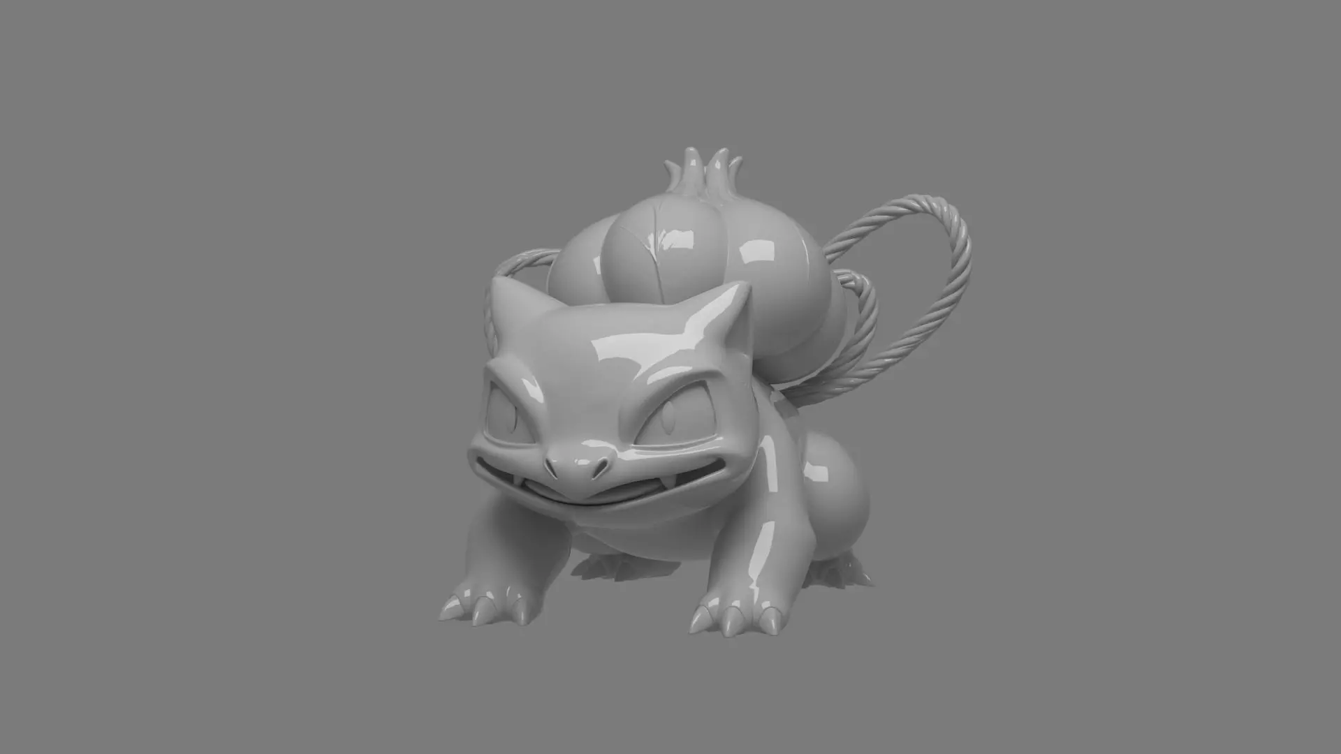 Pokemon - Bulbasaur 3d print model ultra Realistic 3D print model_1