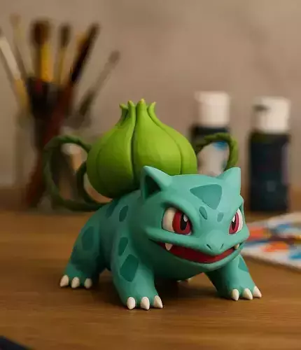 Pokemon - Bulbasaur 3d print model ultra Realistic 
