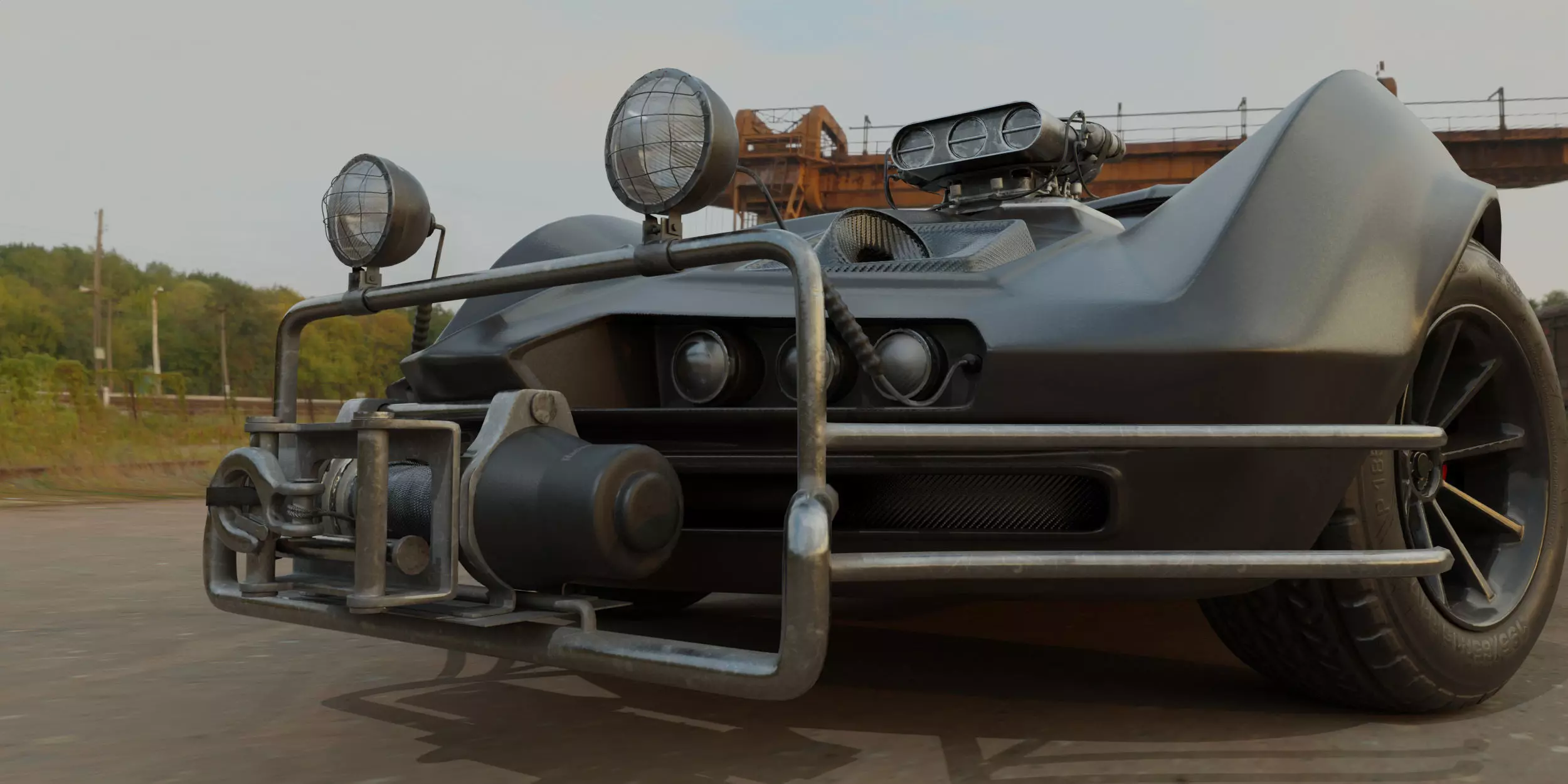 The Ultimate Post-Apocalyptic Car Collection Game Ready Models Low-poly 3D model_31