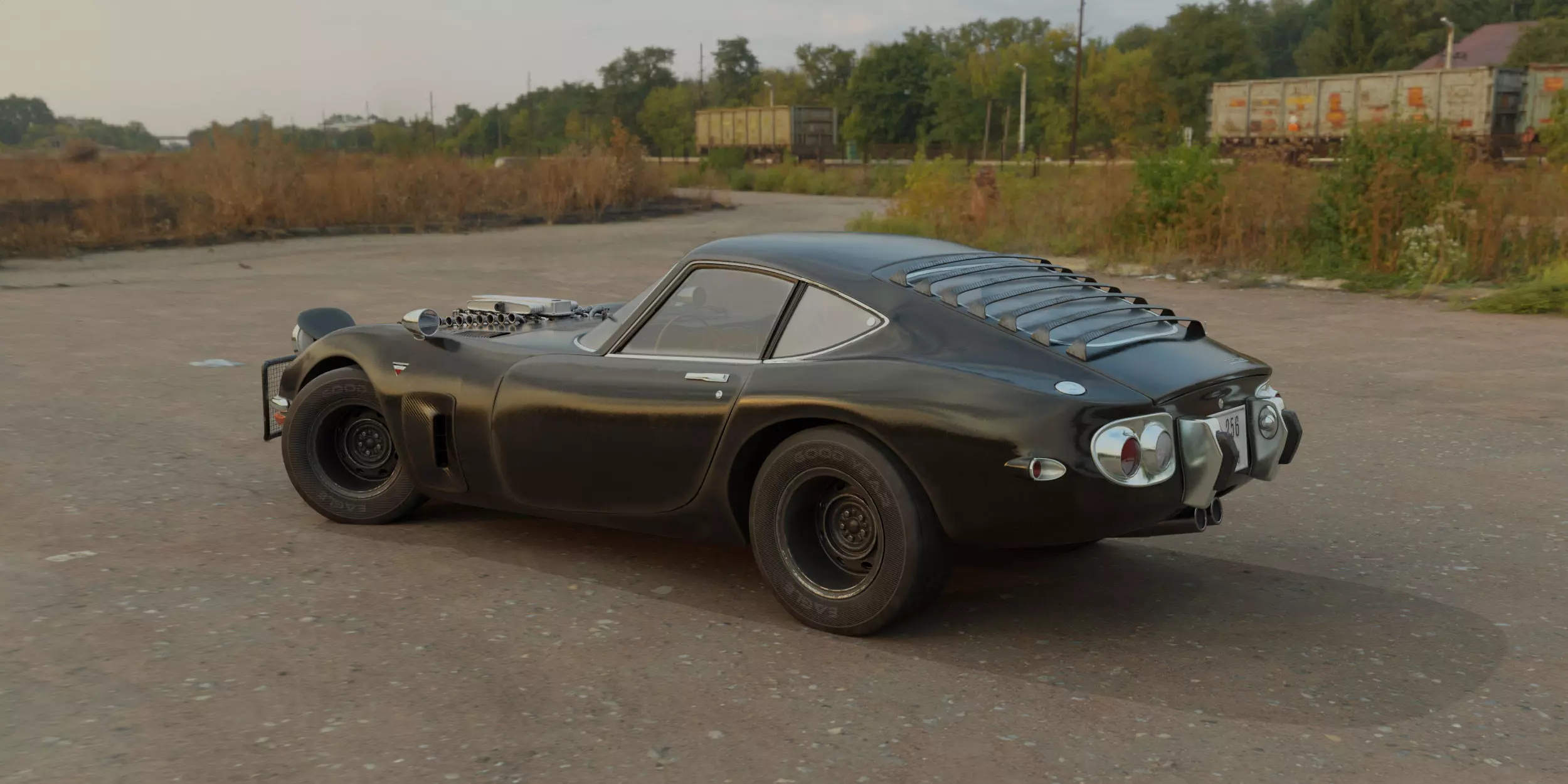 The Ultimate Post-Apocalyptic Car Collection Game Ready Models Low-poly 3D model_23