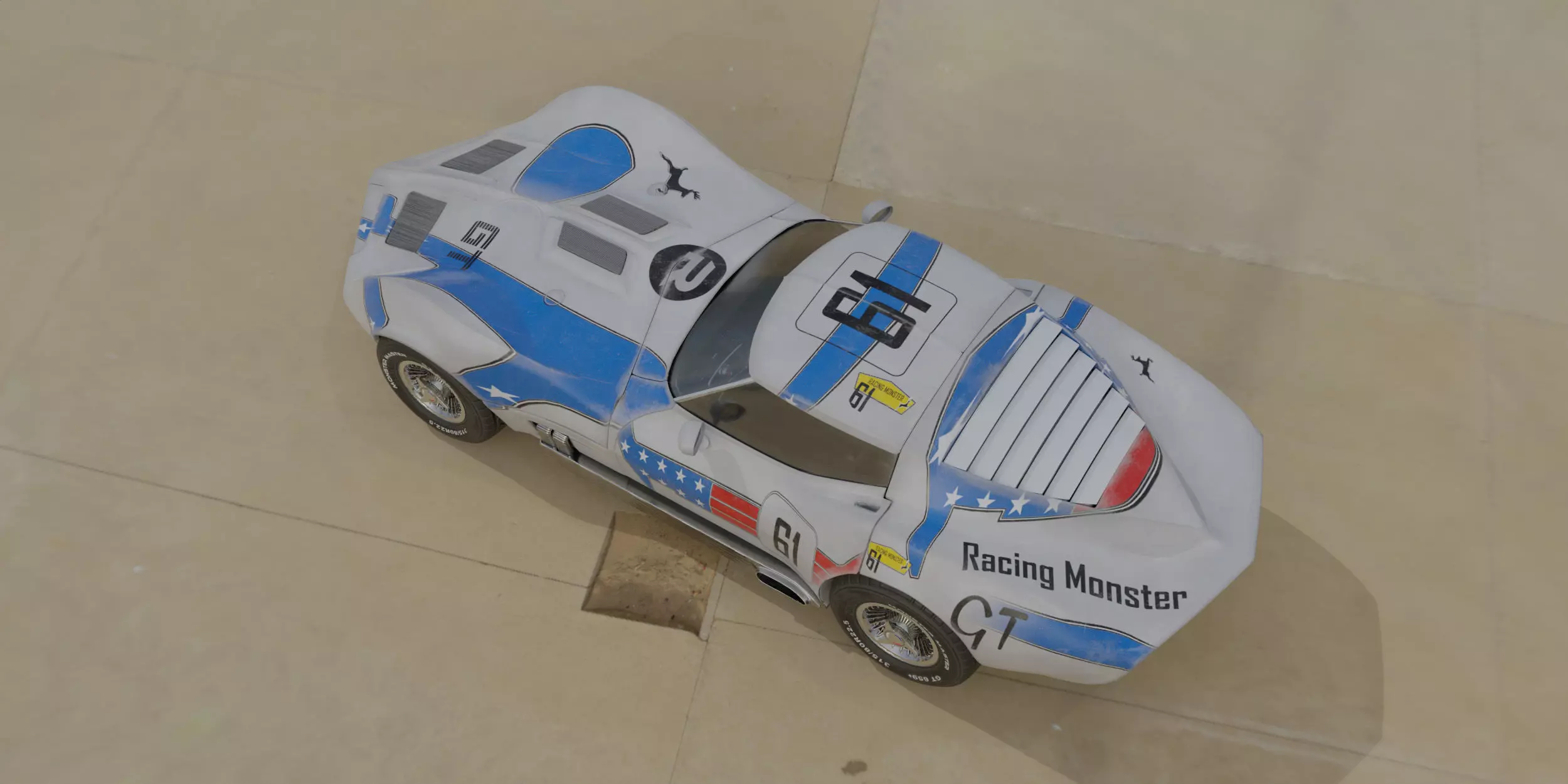 The Ultimate Post-Apocalyptic Car Collection Game Ready Models Low-poly 3D model_39