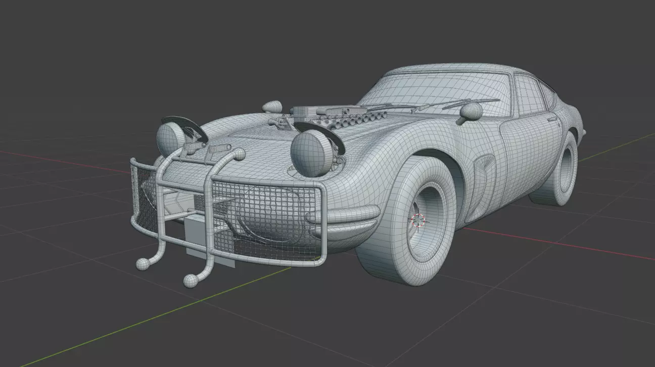 The Ultimate Post-Apocalyptic Car Collection Game Ready Models Low-poly 3D model_56