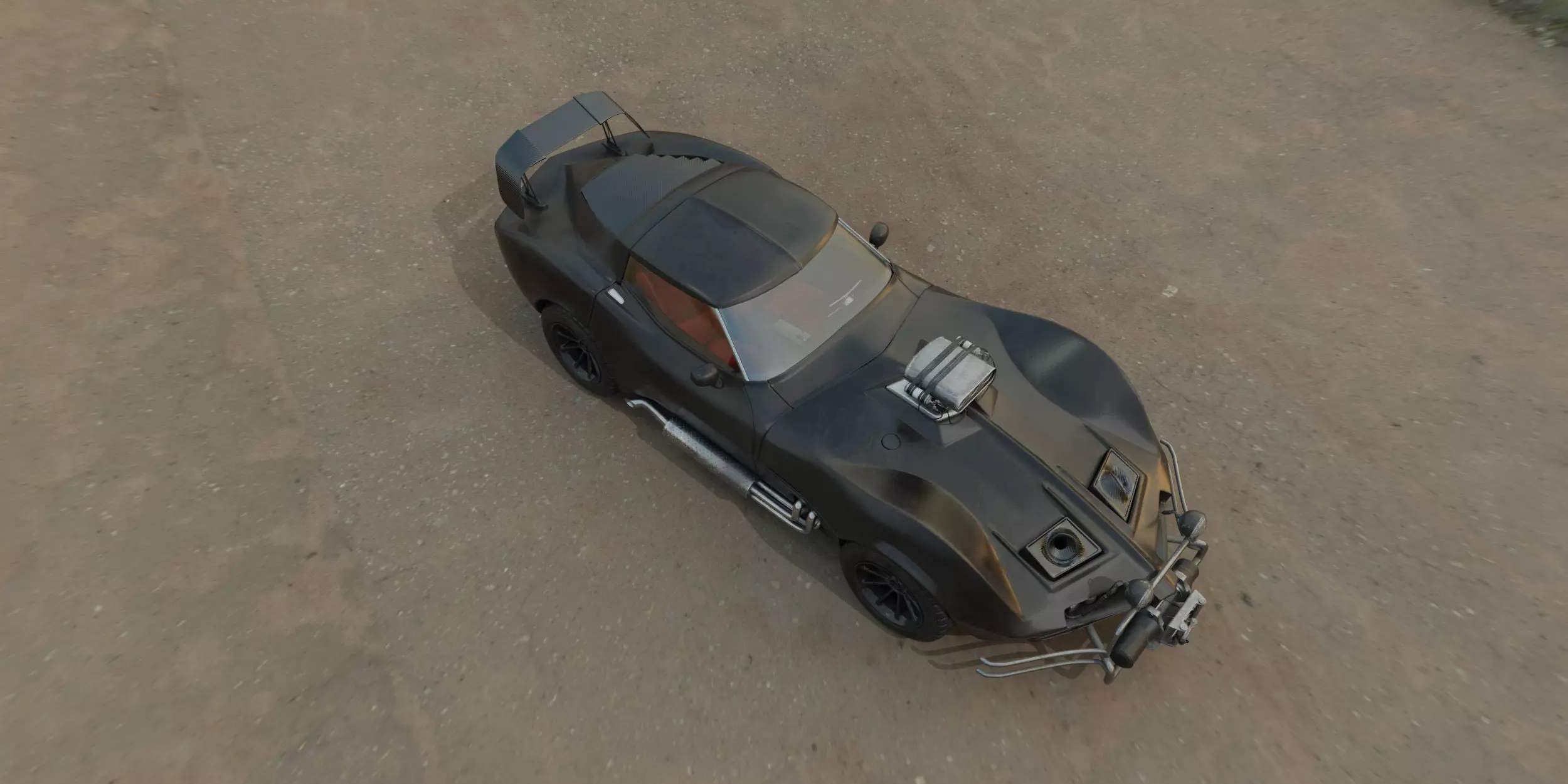 The Ultimate Post-Apocalyptic Car Collection Game Ready Models Low-poly 3D model_25