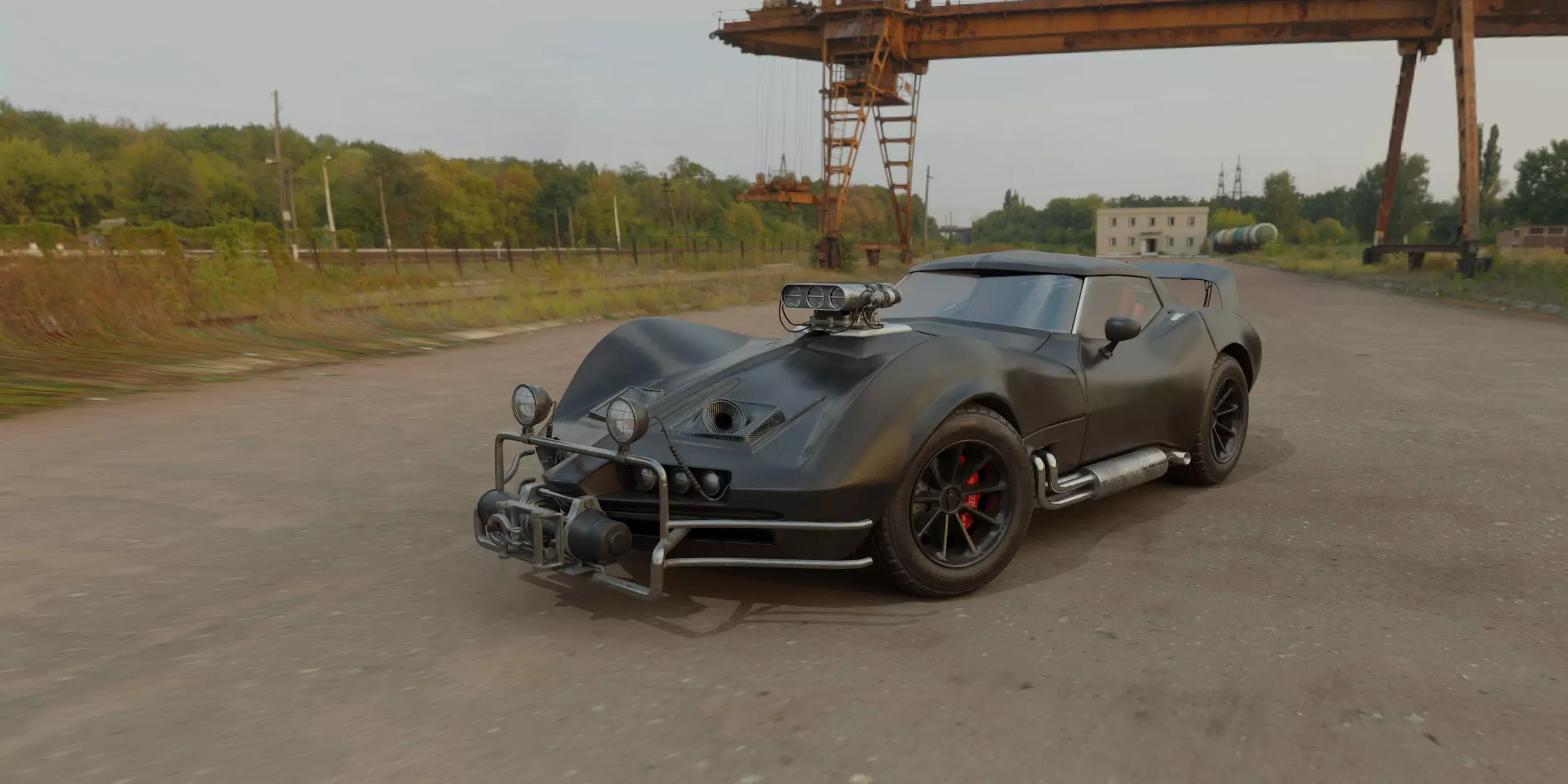 The Ultimate Post-Apocalyptic Car Collection Game Ready Models Low-poly 3D model_24