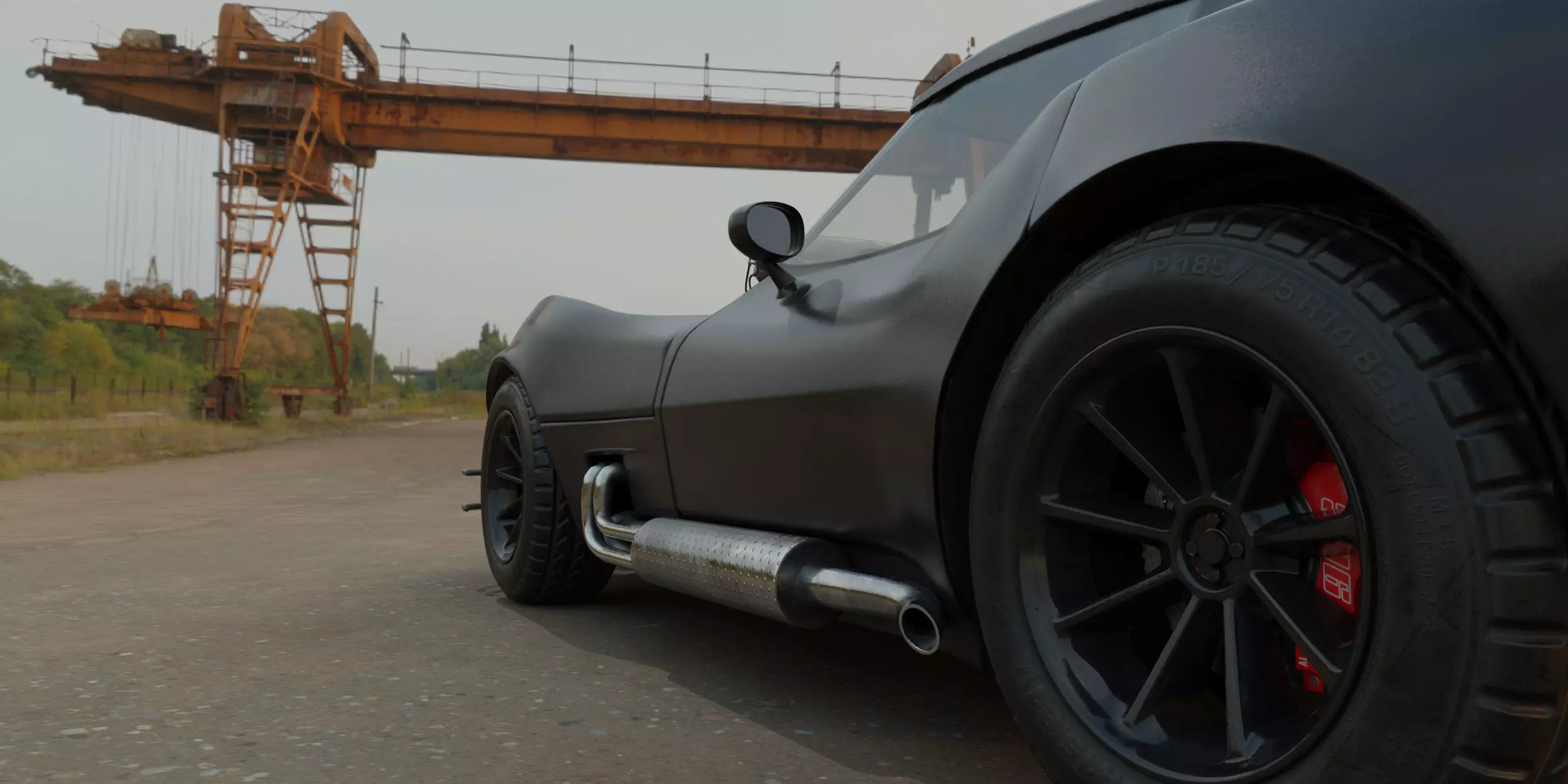 The Ultimate Post-Apocalyptic Car Collection Game Ready Models Low-poly 3D model_30