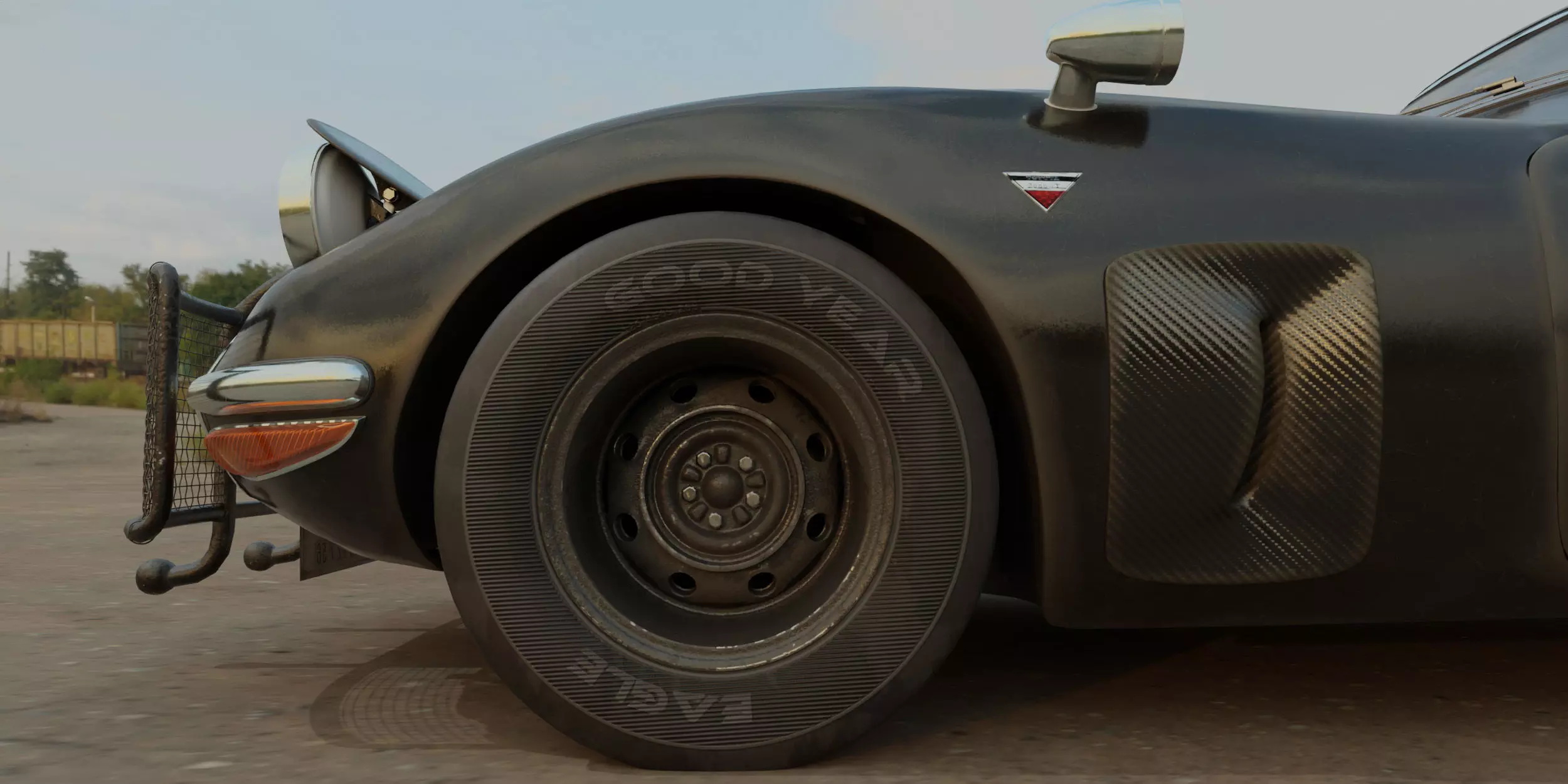 The Ultimate Post-Apocalyptic Car Collection Game Ready Models Low-poly 3D model_18