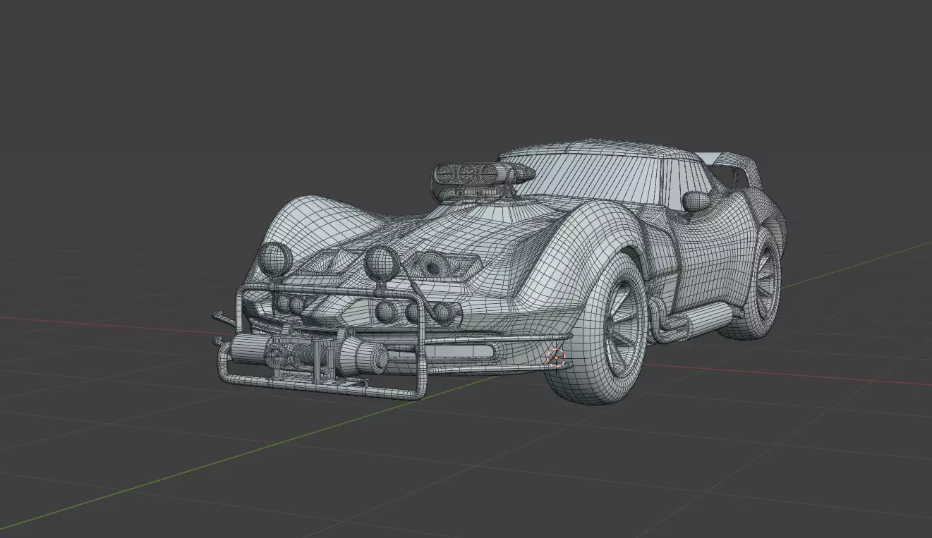 The Ultimate Post-Apocalyptic Car Collection Game Ready Models Low-poly 3D model_55